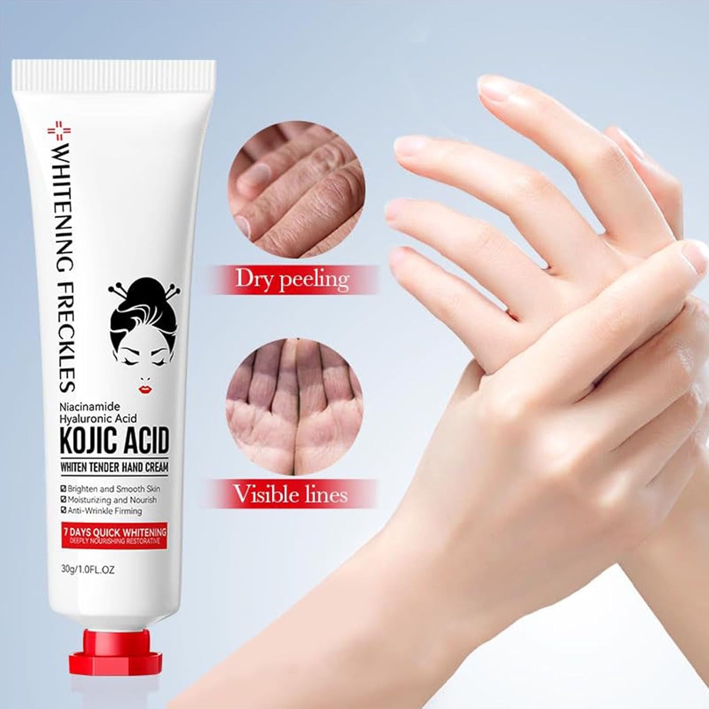 Kojic Acid Hand Cream — Brightening & Hydration