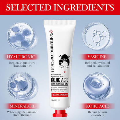 Kojic Acid Hand Cream — Brightening & Hydration