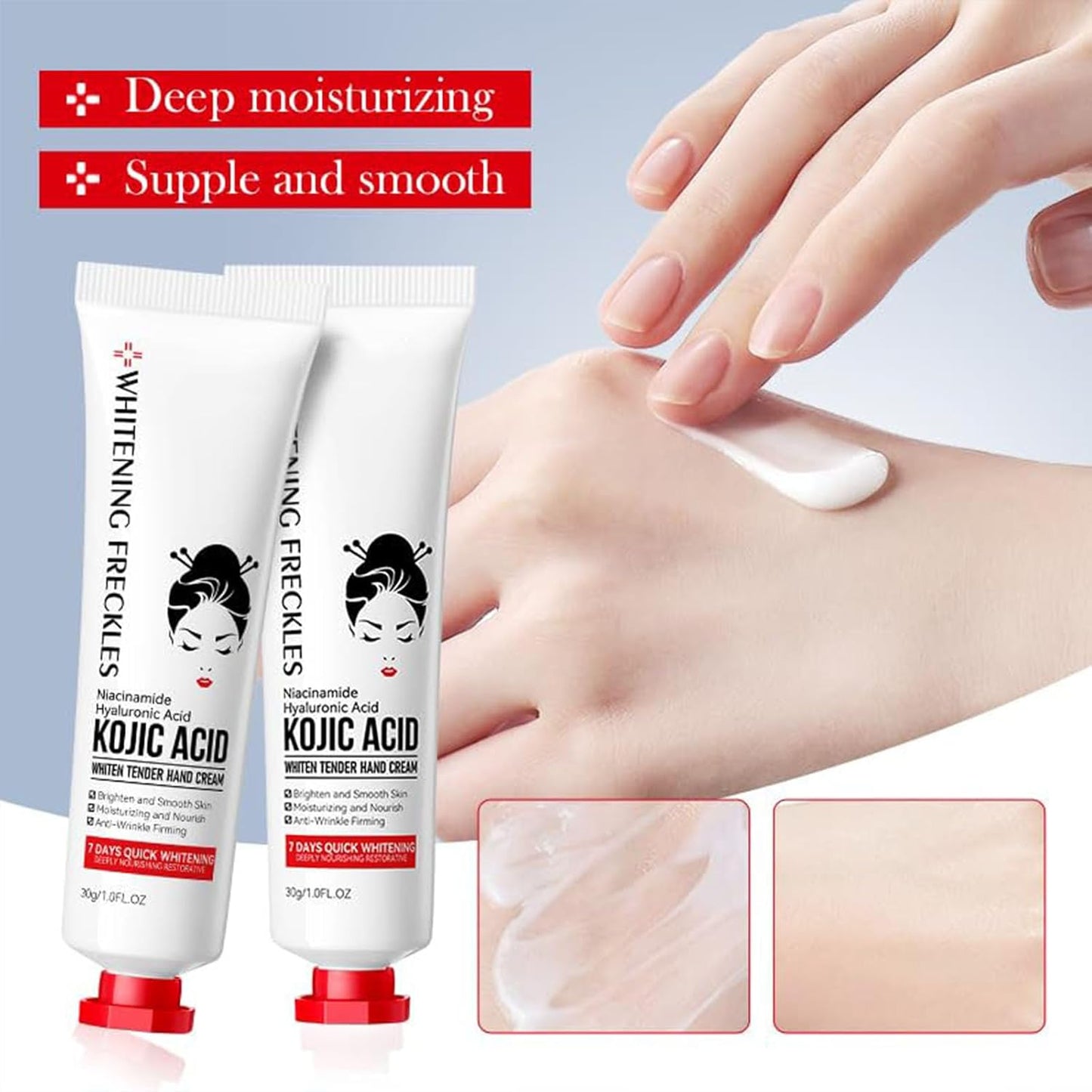 Kojic Acid Hand Cream — Brightening & Hydration