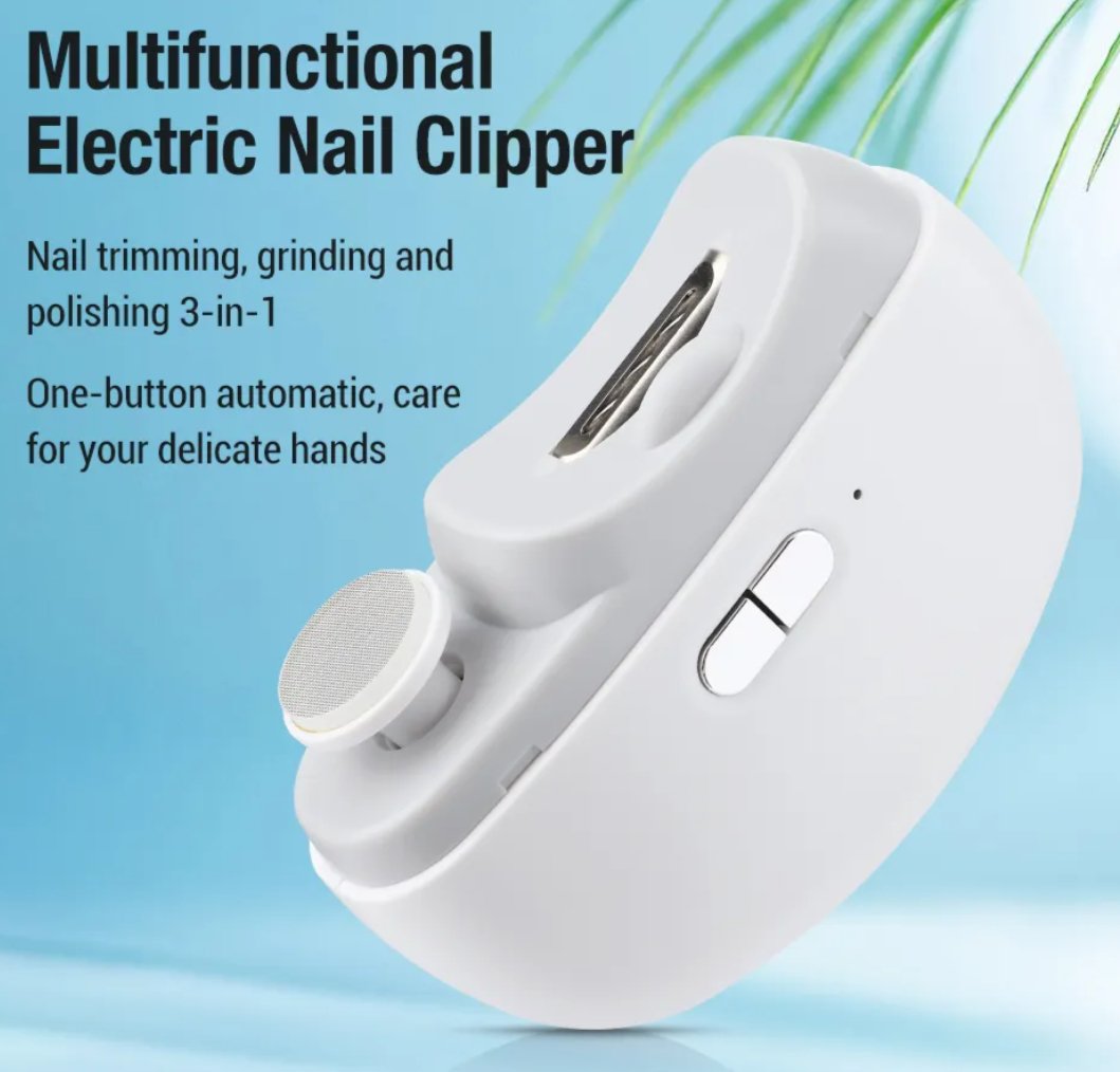 Electric Nail Grinder — Manicure & Pedicure Tool