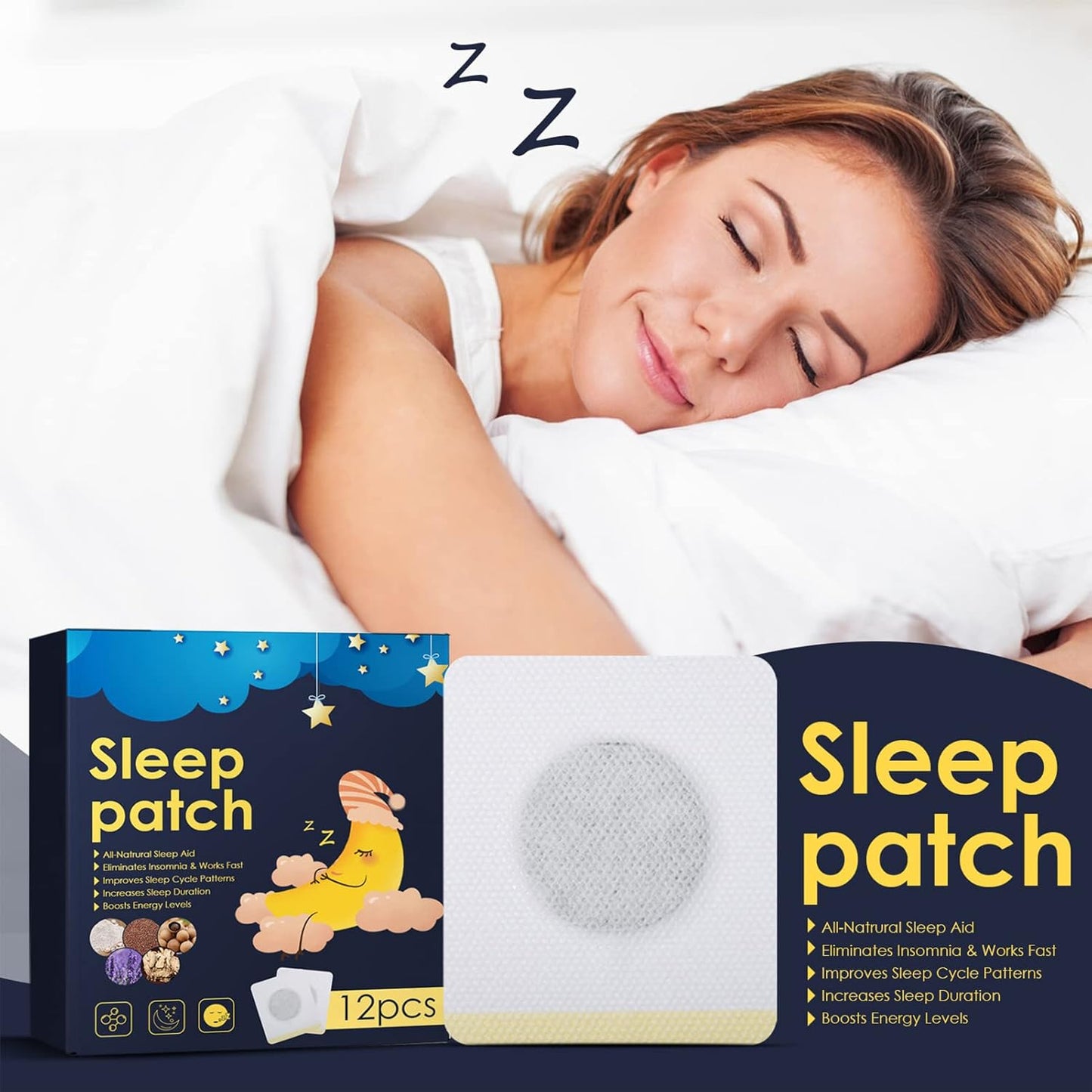 Natural Sleep Patches — Deep Rest Stickers