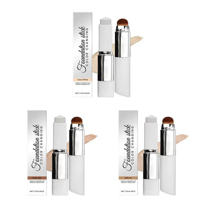 Tazeen™ Korean Color Adapting foundation stick, Flawless Skin in Seconds — No Shade Guessing Required
